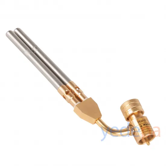 Hand Torch JH-1D1 - Çift Uçlu Propan - MAPP Gaz Hamlaç Elcek (Şaloma) ve MAPP Gaz Dolu Kartuşu