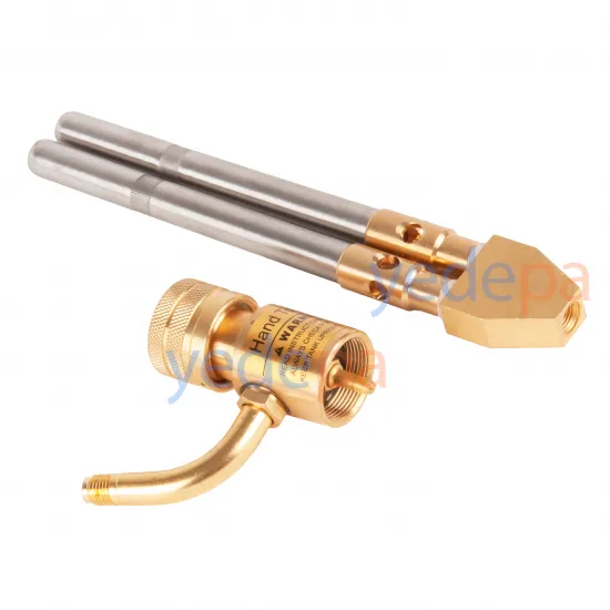 Hand Torch JH-1D1 - Çift Uçlu Propan - MAPP Gaz Hamlaç Elcek (Şaloma) ve MAPP Gaz Dolu Kartuşu