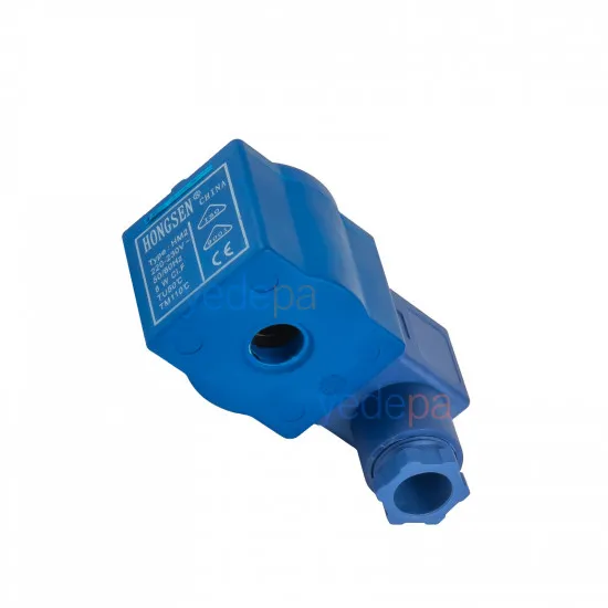Hongsen HM2 Solenoid Valf Bobini – 220-230V AC, 8W, DIN Konnektörlü (Model 10)