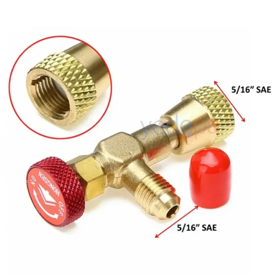 Hongsen HS-1223 Soğutucu Gaz Şarj Kontrol Vanası 5/16"