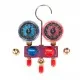 Hongsen HS-M02-410-22-A 2'li Manifold Seti (Çantalı) - R134A, R22, R32, ve R410