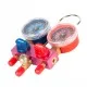 Hongsen HS-M02-410-22-A 2'li Manifold Seti (Çantalı) - R134A, R22, R32, ve R410