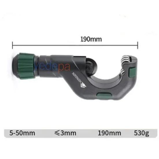 HONGSEN HS-TD50 Boru Makası, 5-50 mm (1/4"-2")