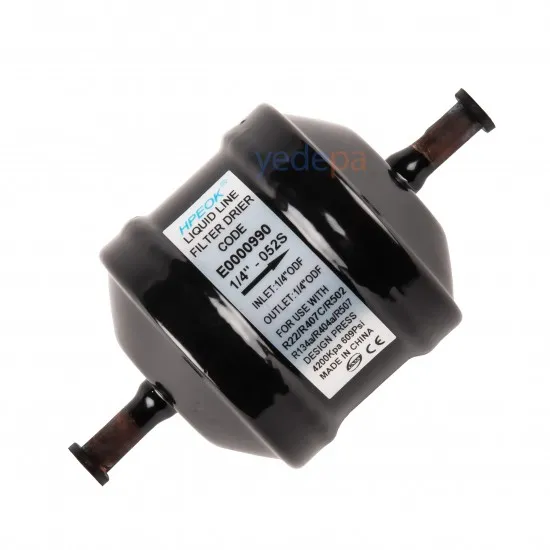 Hpeok PKEK-052S Likit Hattı Kurutucu Filtre Drayer | 1/4" Kaynaklı Bağlantı | R134a, R22, R410A, R407C, R404A, R502 Uyumlu