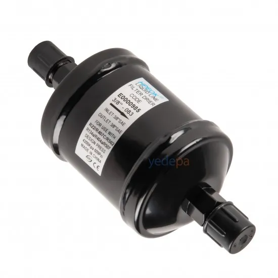 Hpeok PKEK-083 Likit Hattı Kurutucu Filtre Drayer | 3/8" Rakorlu Bağlantı | R134a, R22, R410A, R407C, R404A, R502 Uyumlu