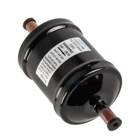 Hpeok PKEK-083S Likit Hattı Kurutucu Filtre Drayer | 3/8" Kaynaklı Bağlantı | R134a, R22, R410A, R407C, R404A, R502 Uyumlu