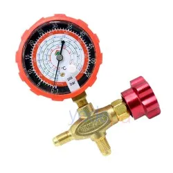 HS-466 NAH Tekli Manifold Saati - Yüksek Basınç Göstergesi | R134, R22, R410, R404