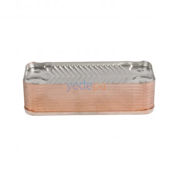 İdeal Logic - Airfel Kombi için Plakalı Eşanjör | 20 Plaka 160mm Vida Aralığı