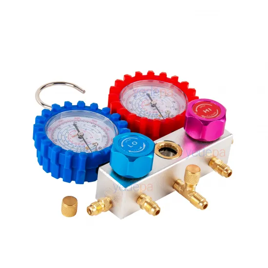 Techsun MFD305 Çantalı ve Gözetleme Camlı Manifold Seti