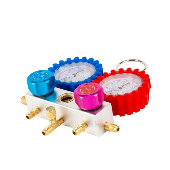 Techsun MFD305 Çantalı ve Gözetleme Camlı Manifold Seti