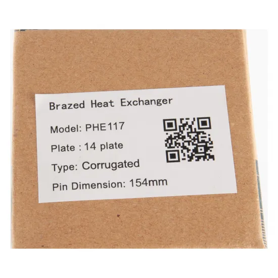ITM Plakalı Eşanjör 14 Plaka Dalgalı Tip 154 mm (PHE117) | Eca / Nova / Bosch / Alarko / Viessmann Kombi