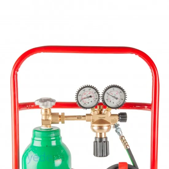 Kasweld 6 LT Azot Tüpü ve Regülatör Seti - 50 Bar