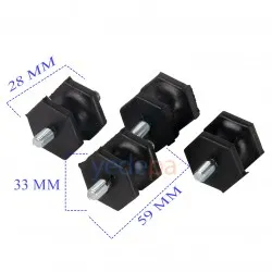 Klima Konsol Titreşim Önleyici Takoz Lastiği 35x30x2 (4'lü Paket)