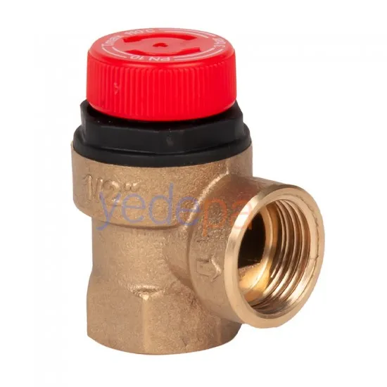 Kombi Emniyet Ventili 3 Bar 1/2 İç Dişli