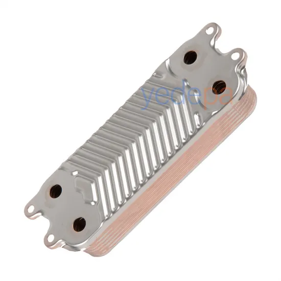 Kombi Plakalı Eşanjör 4 Kulaklı Vidalı (12 Plaka) - Vaillant Turbotec, Ecotec Uyumlu