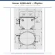 Konor GQR14KG Hermetik Kompresör – 1/2+ HP, R404A, 2.196 W / 7.493 BTU/h
