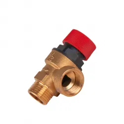 Kramer 3 Bar Safety Relief Valve 1/2 inch Male Thread, Brass – Compatible with Baxi 9950600, Protherm 0020027555, Ferroli 39800130, Sime 6040200, Immergas