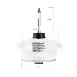LG ve Arçelik İnverter Klima Dış Ünite DC Fan Motoru - EAU57945710 / SIC-67FV-F143-5 (DC 310V, CCW)