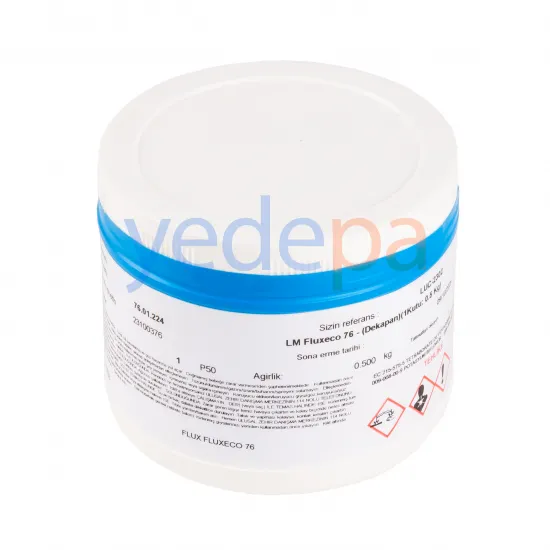 Lucas Milhaupt LM Fluxeco 76 Dekapan (Flux) - %34 Gümüş, Bakır-Pirinç Uyumlu, 0.5 Kg