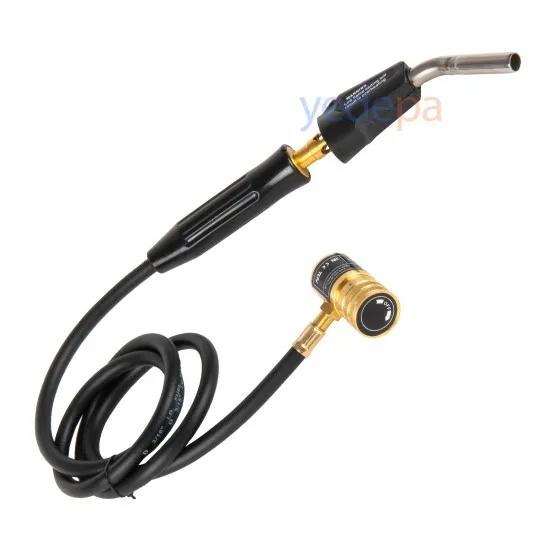 Mapp - Propan Gaz Hortumlu Jaglı Hamlaç Elcek (Şaloma) ve Mapp Gas Dolu Kartuşu