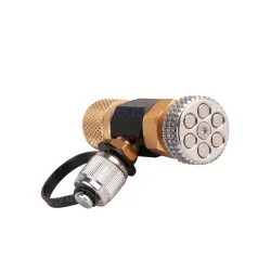 MCT-9 Sibop (Schrader Valf İğnesi) Sökme Aparatı – 1/4" Giriş (R22 · R134a · R404A) × 1/4" Yan Port