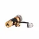 MCT-9 Sibop (Schrader Valf İğnesi) Sökme Aparatı – 1/4" Giriş (R22 · R134a · R404A) × 1/4" Yan Port