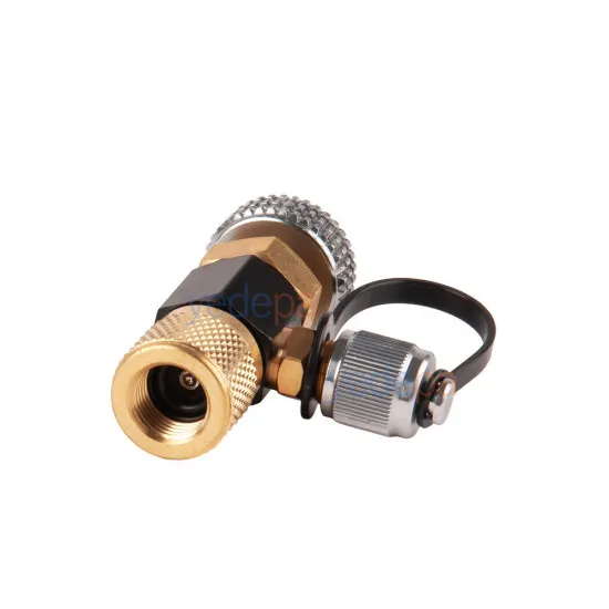 MCT-9 Sibop (Schrader Valf İğnesi) Sökme Aparatı – 5/16" Giriş (R410A · R32) × 1/4" Yan Port