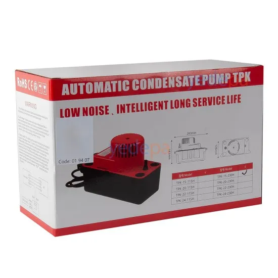 MD-TPK-15-230H Klima Drenaj Su Tahliye Pompası Salon Tipi