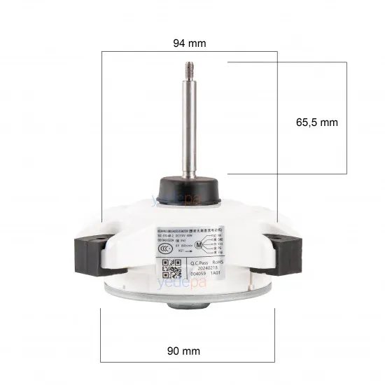 Midea Airfel Daikin İnverter Klima Dış Ünite BLDC Fan Motoru DC 310V 40W (SIC-310-40-2)