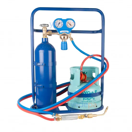 Oksijen Propan Kaynak Takım Seti (Karavan Tüplü) 6 Lt