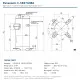 Panasonic C-SB373H8A Scroll Kompresör – 5 HP / 49.500 BTU, R22