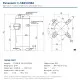 Panasonic C-SB453H8A Scroll Kompresör – 6 HP / 60.400 BTU, R22