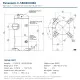 Panasonic C-SBN303H8G Vanasız Scroll Kompresör – 4 HP / 39.600 BTU, R134A-R404A-R407C