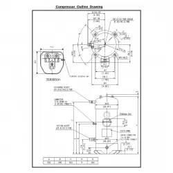 Panasonic C-SCP400H38B Scroll Kompresör