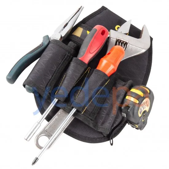 Perfect-Bag B001 Kemere Takılan Bel Alet Çantası – Su Geçirmez PVC Kaplı, 25x18 cm