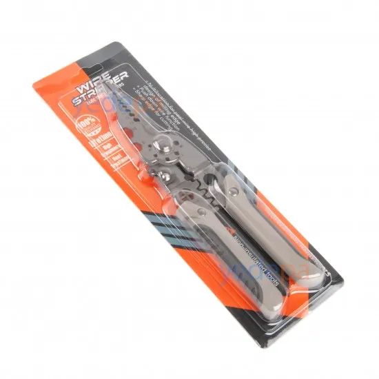 Profesyonel Çok Fonksiyonlu Kablo Sıyırma ve Kesme Pensesi - Yüksek Karbon Çelik, İzoleli Sap, Hassas Ayar Mekanizması