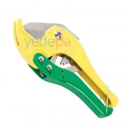PVC Boru Kesme Makası - 42mm Ratchet Mekanizmalı, Yüksek Karbon Çelik Bıçak