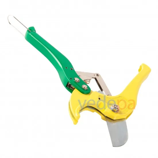 PVC Boru Kesme Makası - 42mm Ratchet Mekanizmalı, Yüksek Karbon Çelik Bıçak