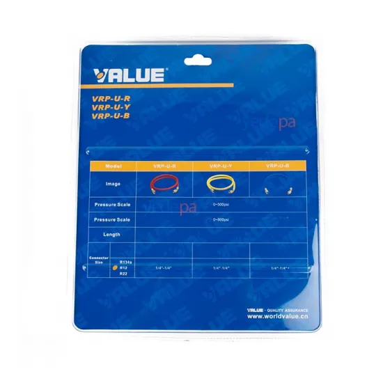 Value VRP-U-R/B/Y Gaz Hortumu 300cm (R22)