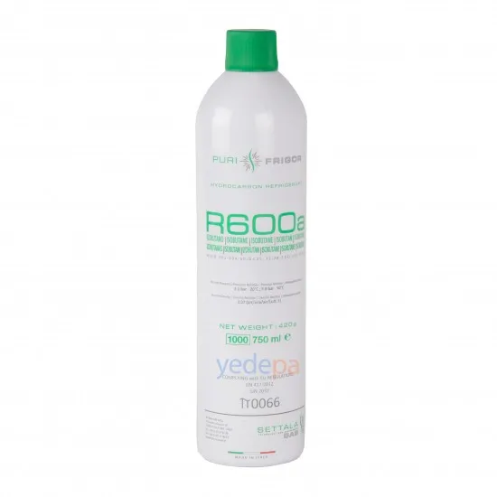 R600A Ev Tipi Soğutucu Buzdolabı Gazı Frigor (Alüminyum Tüp) - 750 ML