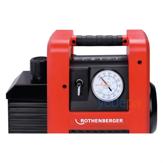 Rothenberger ROAIRVAC R32 9.0 Çift Kademeli Vakum Pompası - 230V, 255 l/dk, 750W