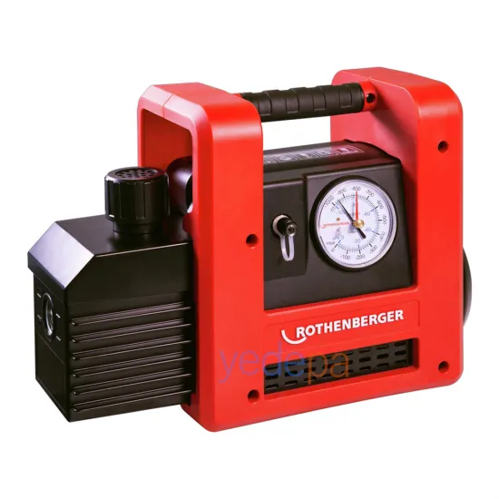 Rothenberger ROAIRVAC R32 9.0 Çift Kademeli Vakum Pompası - 230V, 255 l/dk, 750W