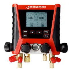 Rothenberger ROCOOL MAXI 4 Yollu Dijital Manifold Seti – Bluetooth, -1…55 bar, R32 Uyumlu (1000005503)