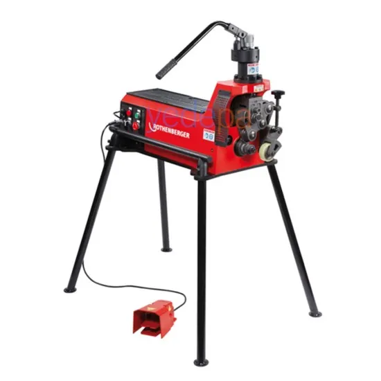 Rothenberger Rogrover 1-12" Yiv Açma Makinesi 230 volt 50 Hz