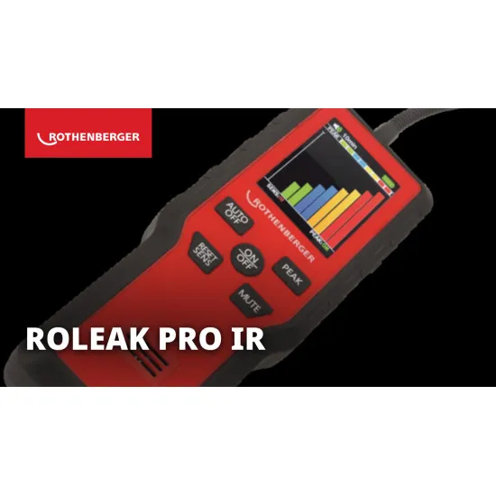 Rothenberger ROLEAK PRO IR Kızılötesi Gaz Kaçak Dedektörü – 4 g/yıl, R32 ve HFO-1234yf Uyumlu (1000005063)