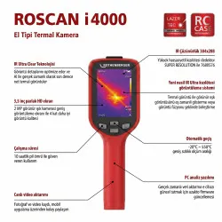ROTHENBERGER ROSCAN i4000 Profesyonel El Tipi Termal Kamera (384x288 - 15mK)