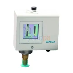 Sanhua PS01AL-S01 Düşük Basınç Prosestatı – Otomatik Reset, -0.5~7 Bar, Rakorlu Bağlantı (10660003102)
