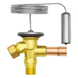 Sanhua RFKH03-4.8-09A Termostatik Genleşme Valfi – R404A/R507A, İç Dengeli, 1/2" Kaynaklı Çıkış, 4,8 USRT