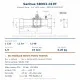 Sanhua SBV02-019T Küresel Vana Servis Portsuz – 1/4" ODF Lehim, Kv 1,9, 49 bar