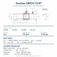 Sanhua SBV02-319T Küresel Vana Servis Portlu – 1/4" ODF Lehim, Kv 1,9, 49 bar